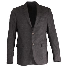 Gucci Single-Breasted Blazer in Grey Wool Grey