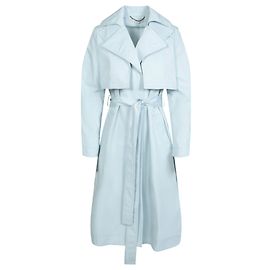 Stella Mc Cartney Trench Stella McCartney con nastro logato Blu