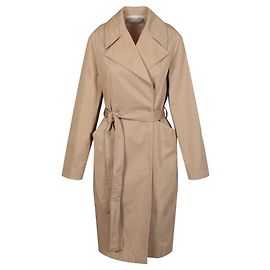 Stella Mc Cartney Gabardina de algodón elástico con cinturón de Stella McCartney Castaño
