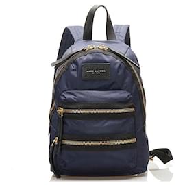 Marc Jacobs-marc jacobs Nylon Zip Backpack blue-Blue