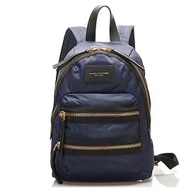 marc jacobs Nylon Zip Mochila azul Azul