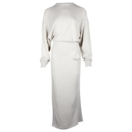 Isabel Marant Etoile-Isabel Marant Etoile Meg Midi Dress in Grey Cotton-Grey