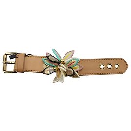 Bimba & Lola Pulseira de flor de resina Marrom