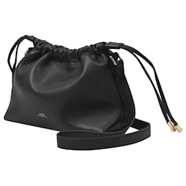 Apc-Ninon Mini Hobo Bag - A.P.C. - Black - Synthetic-Black
