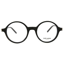 Saint Laurent Round-Frame Acetate Optical Frames Black