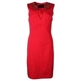 Ted Baker Rotes Kleid mit Paillettendetails Rot