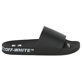 Off White-Off-White Industrial Belt Slides-Black