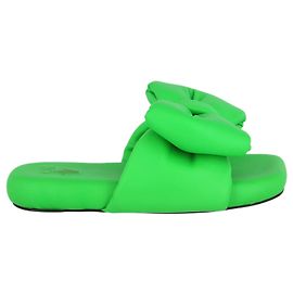 Off White Off-White Nappa Extra Padded Slipper Green