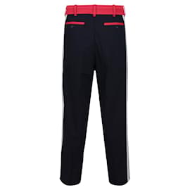 Palm Angels-Palm Angels Color-Blocked Track Pants-Blue