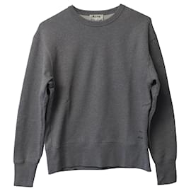 Acne Studios Loopback-Sweatshirt aus grauem Baumwoll-Jersey Grau