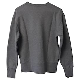 Acne-Acne Studios Loopback Sweatshirt in Grey Cotton-Jersey -Grey
