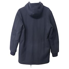 Sandro-Sandro Paris Hooded Coat in Black Wool-Black