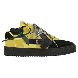 Off White Baskets en daim blanc cassé Floating Arrow Multicolore