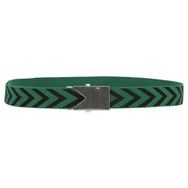 Bottega Veneta Chevron Striped Slide Buckle Belt Multiple colors