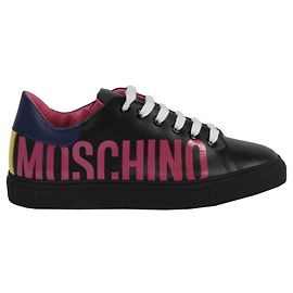 Baskets à imprimé logo Moschino Multicolore