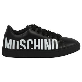 Moschino Logo-Printed Sneakers Black