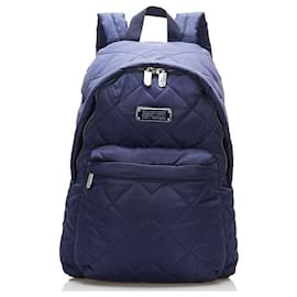 marc jacobs Quilted Nylon Backpack blue Blue