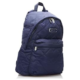 Marc Jacobs-marc jacobs Quilted Nylon Backpack blue-Blue