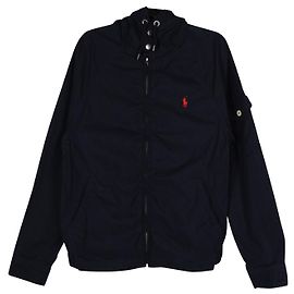 Polo Ralph Lauren Jaqueta de chuva azul marinho com capuz Azul Azul marinho
