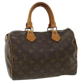 Louis Vuitton-Louis Vuitton Monogram Speedy 25 Hand Bag M41528 LV Auth rd3857-Other