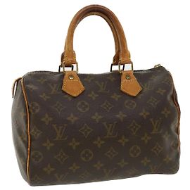 Louis Vuitton Monogram Speedy 25 Bolsa de mão M41528 LV Auth rd3857 Outro