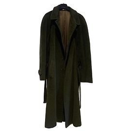Hermès Loden coat Dark green
