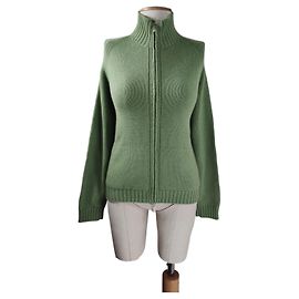 Cardigan Malo en cachemire vert Vert