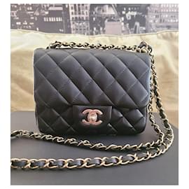 Chanel-Mini flap bag-Black