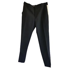 Bouchra Jarrar Wool Trousers Black Black