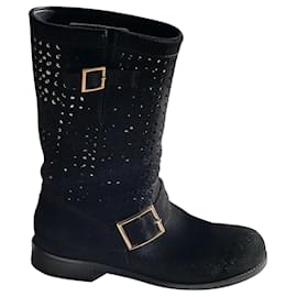 Jimmy Choo-bottes-Noir