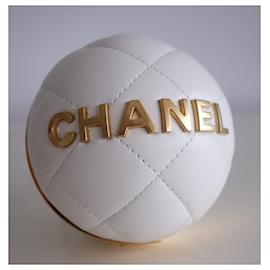 Chanel-Minaudière sphère Chanel-Blanc