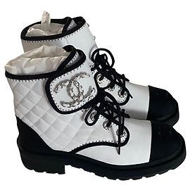 Chanel Cordones Blanco