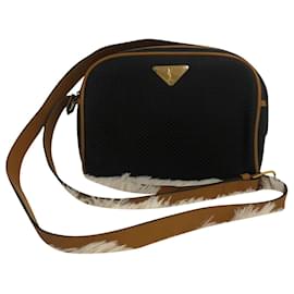 Yves Saint Laurent Borsa a tracolla nera in tessuto Nero