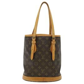 Louis Vuitton-LOUIS VUITTON Monogram Bucket PM Shoulder Bag M42238 LV Auth pt5244-Other