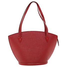 Louis Vuitton-LOUIS VUITTON Epi Saint Jacques Shopping Tote Bag Red M52267 LV Auth bs3265-Red