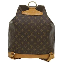 Louis Vuitton-LOUIS VUITTON Monogram Montsouris GM Backpack M51135 LV Auth am3430-Monogram