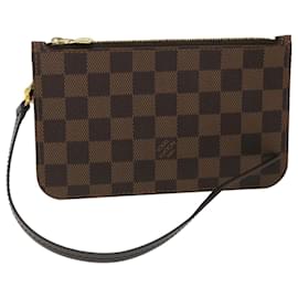 Louis Vuitton-LOUIS VUITTON Damier Ebene Neverfull PM Accessory Pouch LV Auth 32806-Other