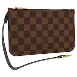 Louis Vuitton-LOUIS VUITTON Damier Ebene Neverfull PM Accessory Pouch LV Auth 32688-Other