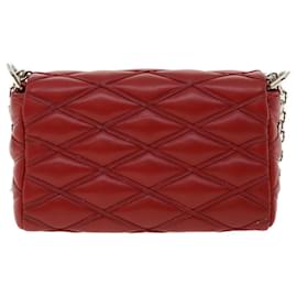 Louis Vuitton-LOUIS VUITTON Martage GO-14MINI Chain Shoulder Bag Red M51000 LV Auth 25727a-Red