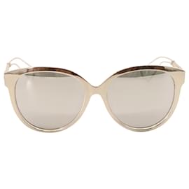 Dior-Dior Diorama 2 Sunglasses in Silver Metal-Silvery,Metallic