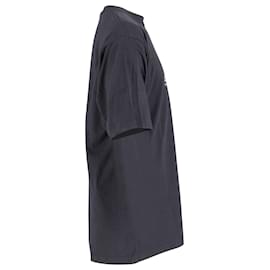 Balenciaga-Balenciaga Gym Wear Camiseta oversized em algodão preto-Preto