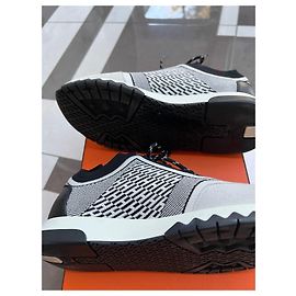 Hermès Sneakers Addict black/white Black White