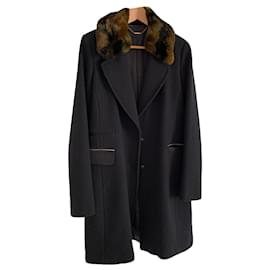 One step-Coats, Outerwear-Black