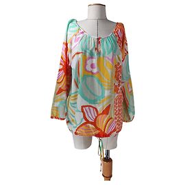 Blusa de algodón Antik Batik Multicolor