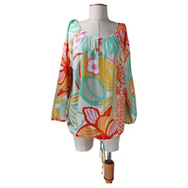 Camicetta in cotone Antik Batik Multicolore