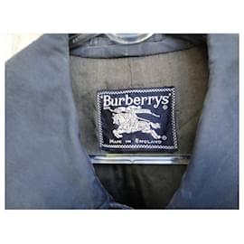 Burberry-vintage Burberry raincoat 60's size S-Navy blue