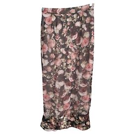 Falda Rosas De Seda Givenchy Otoño 2013 RTW Rosa