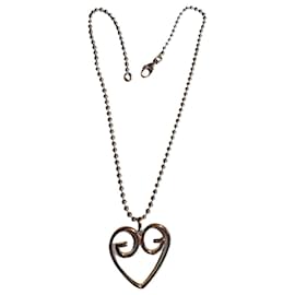 Gucci-Cuore in argento sterling GG 925-Argento