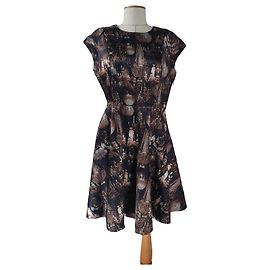 Ted Baker Dress Polyester Multi Color XL Multiple colors