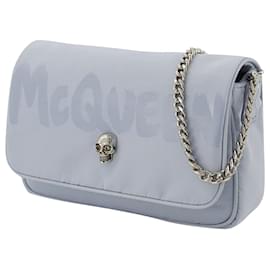 Alexander Mcqueen-Small Skull Hobo Bag - Alexander Mcqueen -  Blue - Leather-Blue